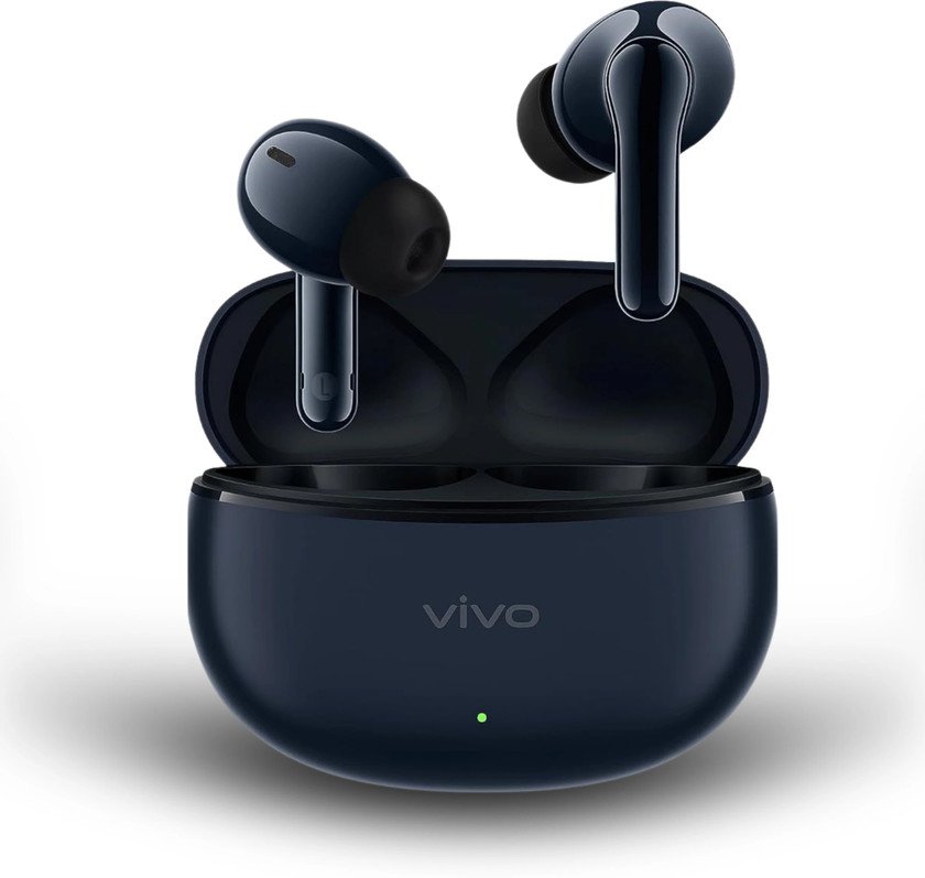 vivo True Wireless Bluetooth Earbuds with ANC, 42H Battery, 88ms Low Latency, Touch Control, IP54, F