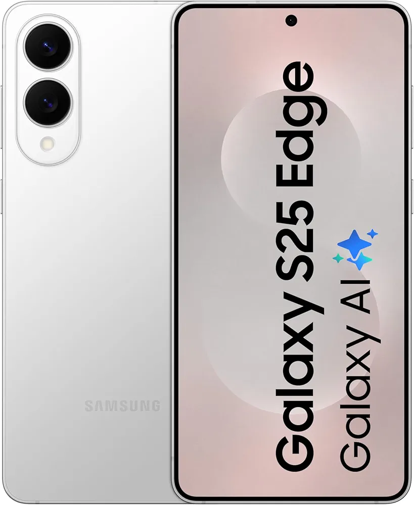 Samsung Galaxy S25 Edge 5G AI Smartphone (Titanium Silver, 12GB RAM, 512GB Storage)