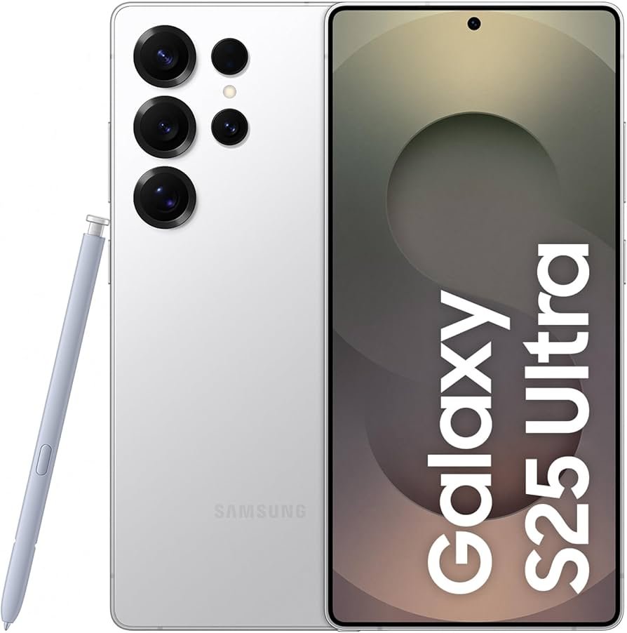 Samsung Galaxy S25 Ultra 5G Smartphone with Galaxy AI (Titanium Whitesilver, 12GB RAM, 1TB