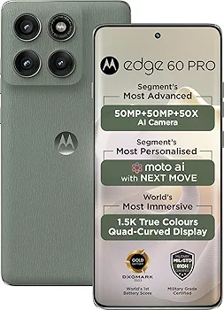 Motorola Edge 60 Pro Pantone Shadow, 12GB RAM, 256GB Storage, Grey