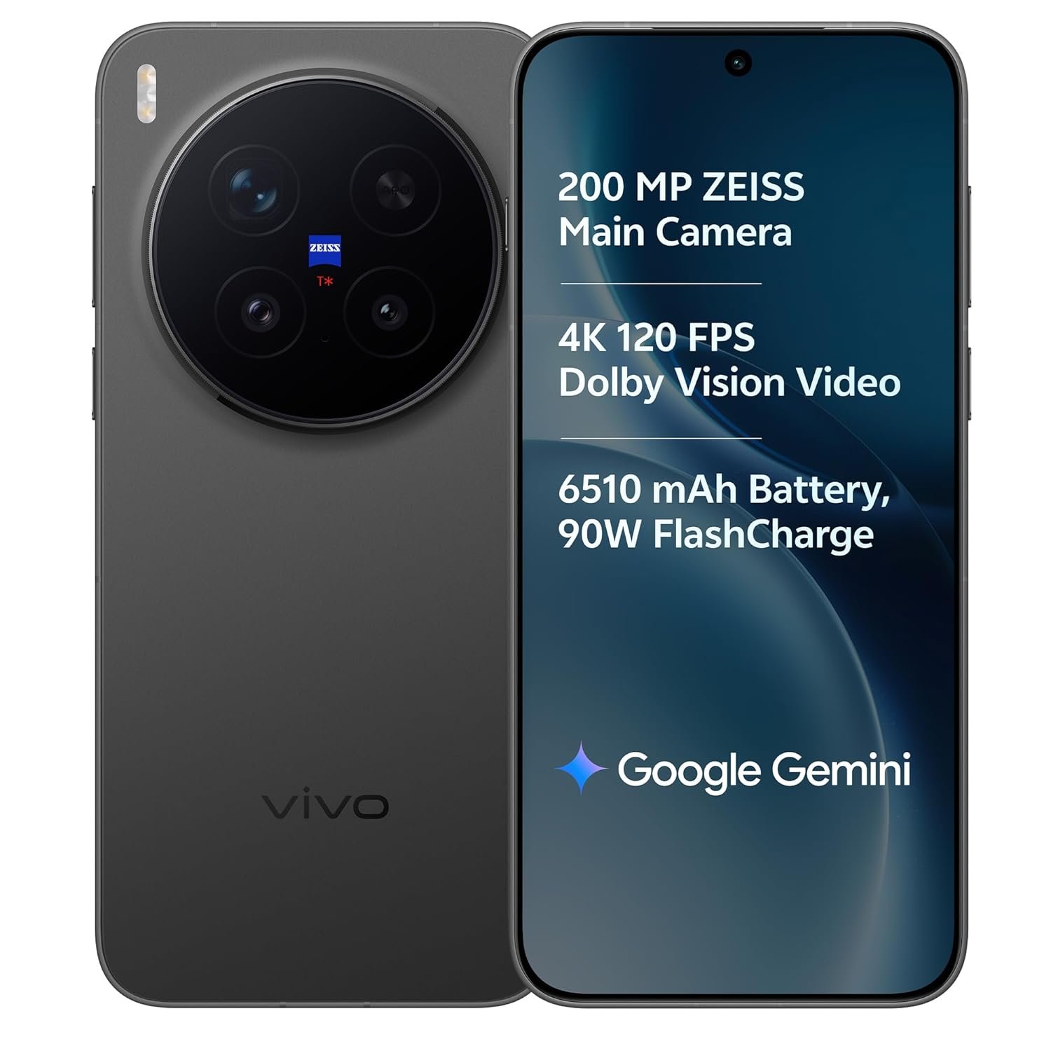 vivo X300 5G (Elite Black, 12GB RAM, 256GB Storage) with No Cost EMI/Additional Exchange Offers