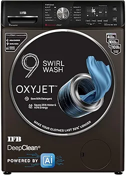 IFB 9 Kg 5 Star AI Eco Inverter Fully Automatic Front Load Washing Machines with Wifi (EXECUTIVE MXC