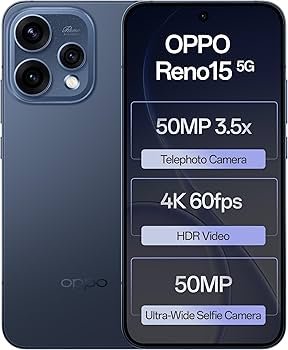 Oppo Reno15 5G (Twilight Blue, 8GB RAM, 256GB Storage) with No Cost EMI/Additional Exchange Offers 8