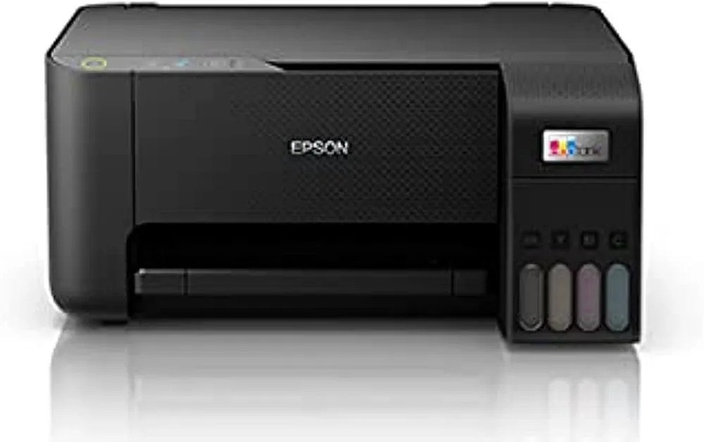 Epson Colour Ecotank L3210 A4 All-in-One Ink Tank Printer, Black