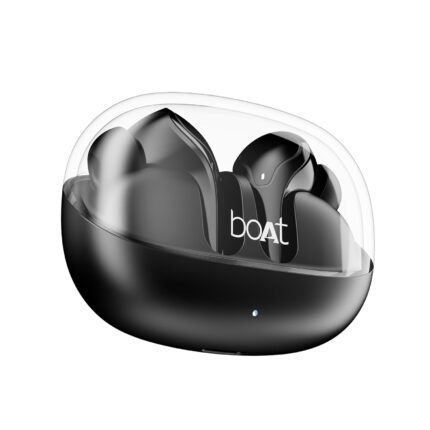 boAt Airdopes 311 Pro, 50HRS Battery, Fast Charge, Dual Mics ENx Tech, Transparent LID, Low Latency, IPX4, IWP Tech, v5.3 Bluetooth Earbuds, TWS Ear Buds...
